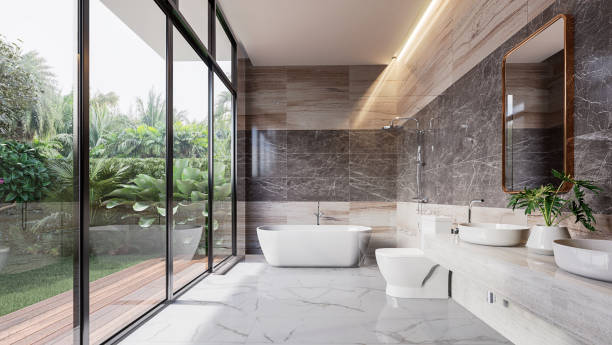 baño de marmol en castellon